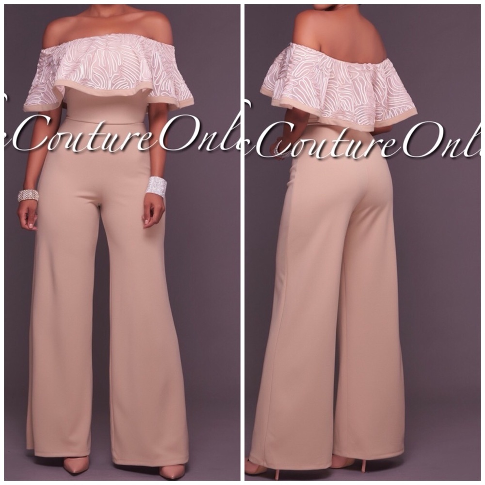 Nude formal Jumpsuit